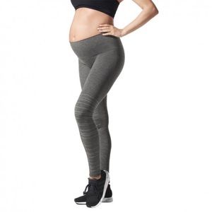 BLANQI SportSupport Maternity Postpartum Hipster Cuffed Dark Grey Leggings
